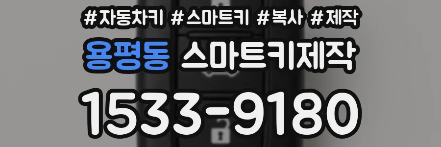 용평동 스마트키제작