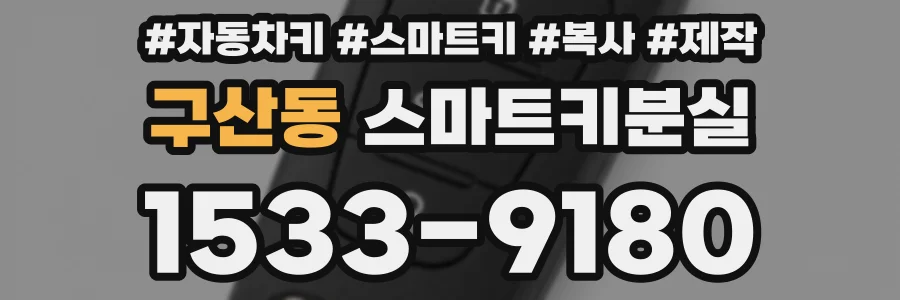 구산동 스마트키분실