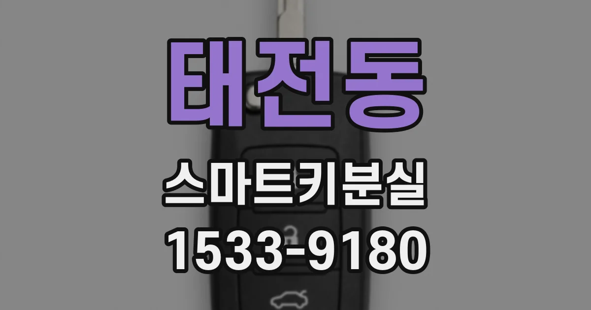 태전동 스마트키분실