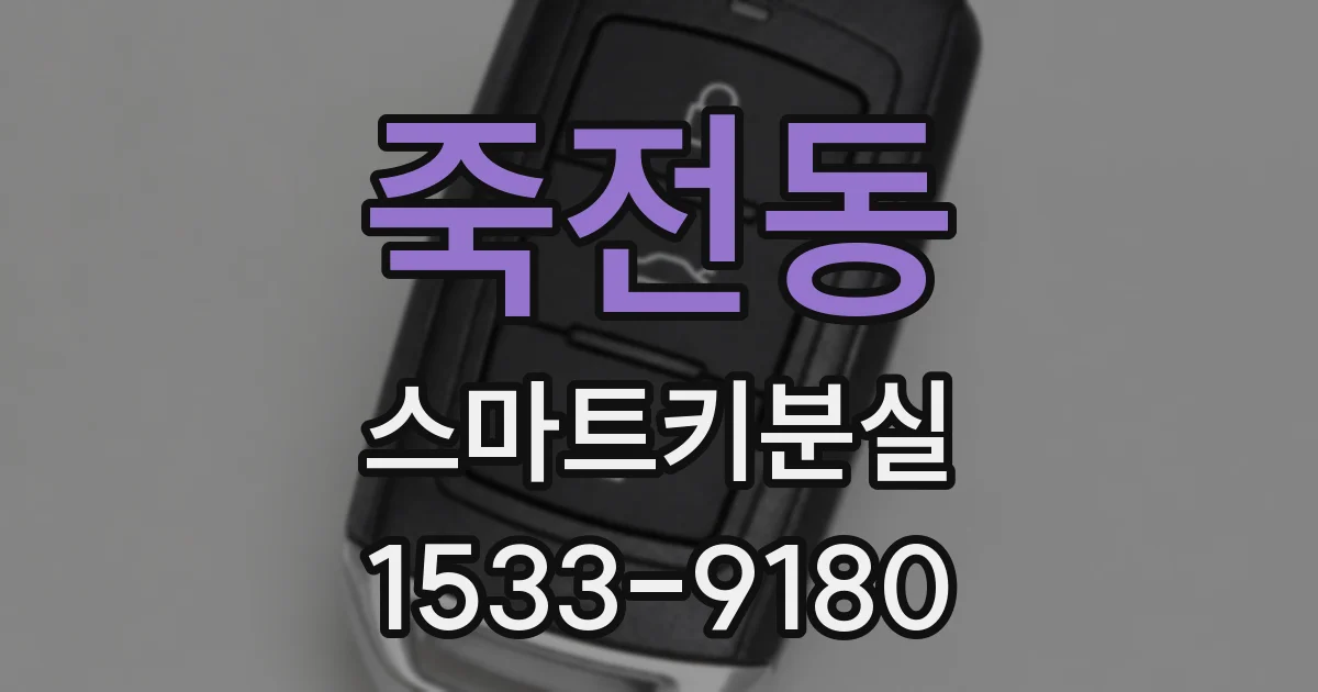 죽전동 스마트키분실