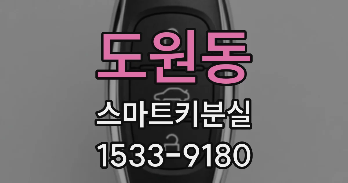 도원동 스마트키분실