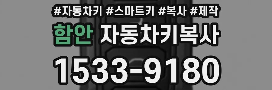 함안 자동차키복사