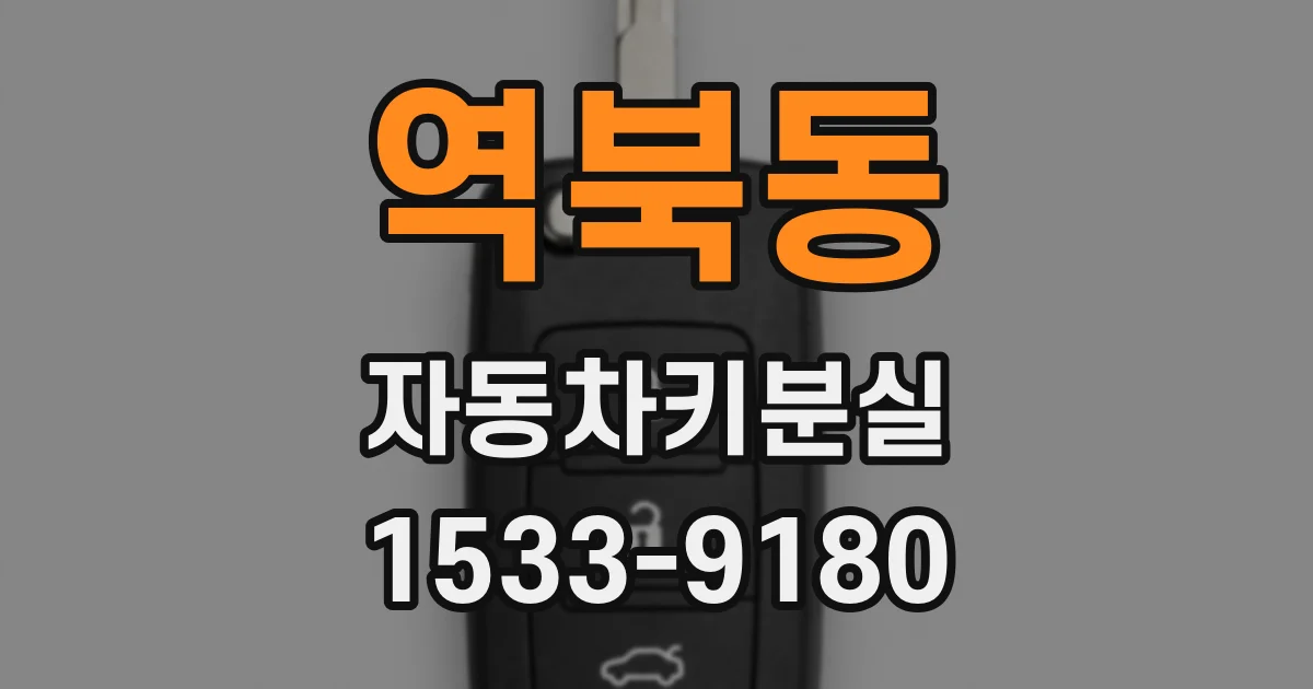 역북동 자동차키분실