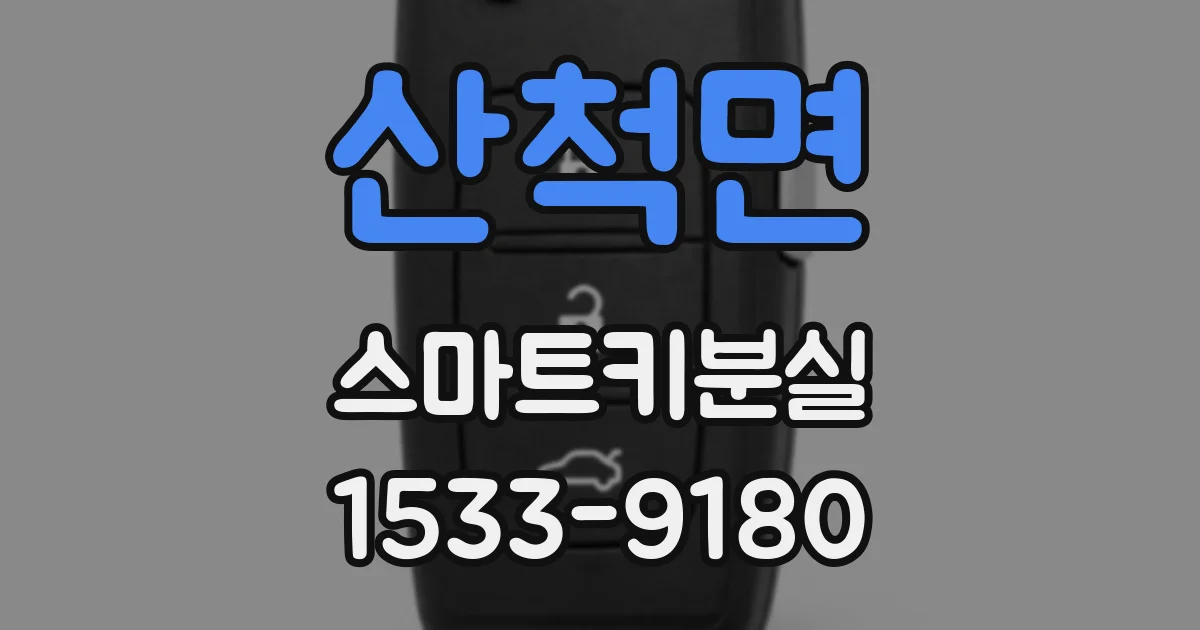 산척면 스마트키분실