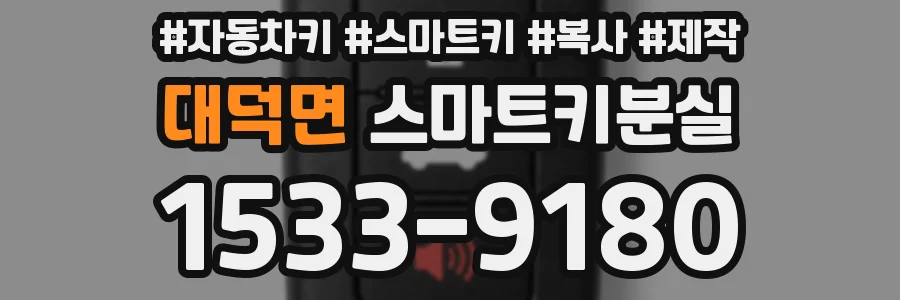 대덕면 스마트키분실