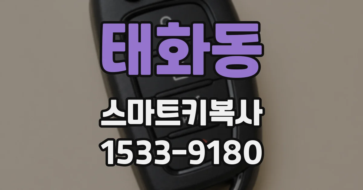 태화동 스마트키복사