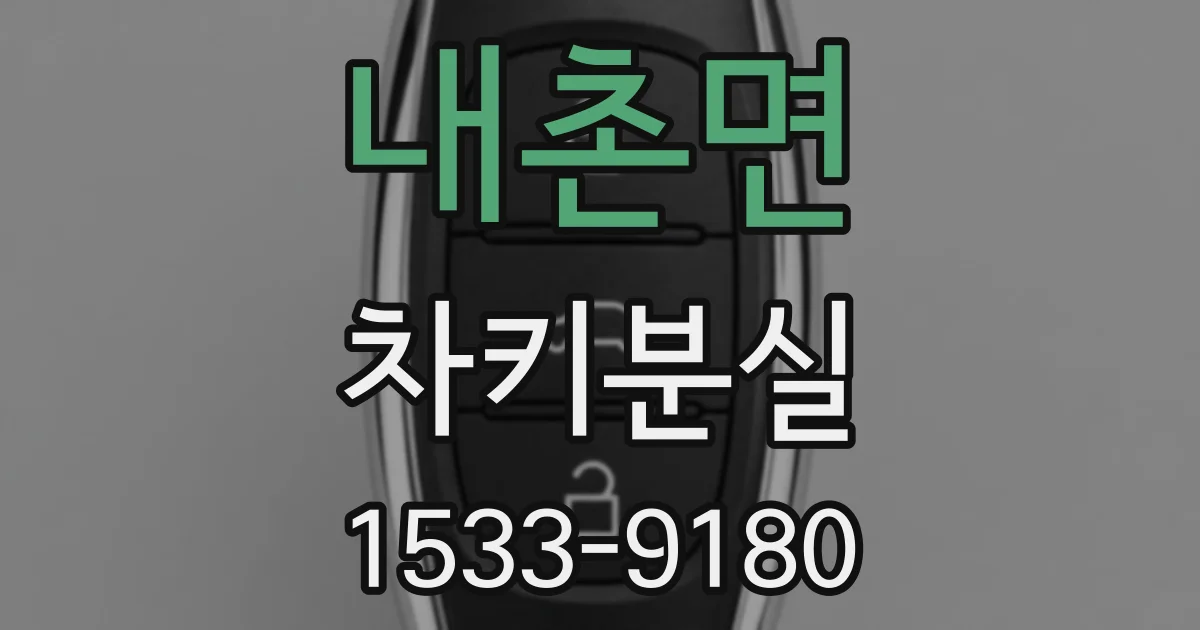 내촌면 차키분실