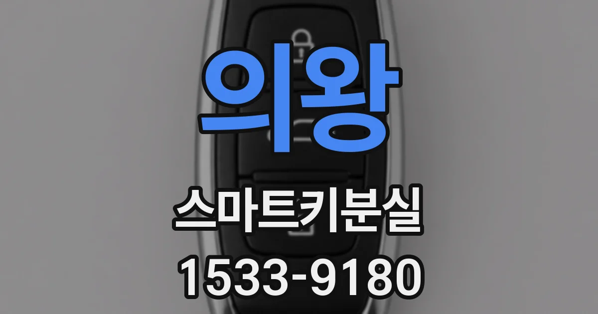 의왕 스마트키분실