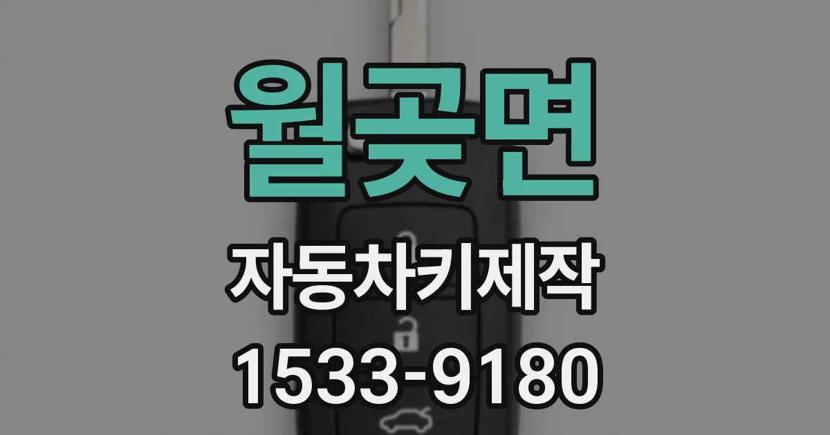 월곶면 자동차키제작