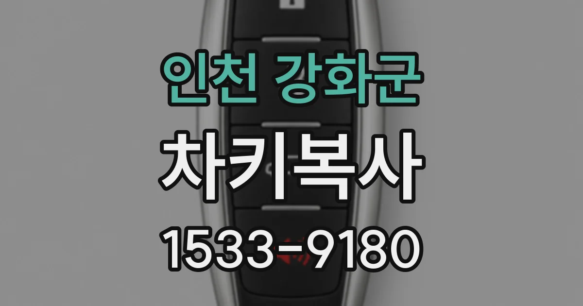 인천 강화군 차키복사
