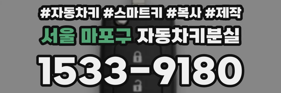 서울 마포구 자동차키분실