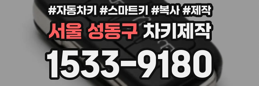 서울 성동구 차키제작