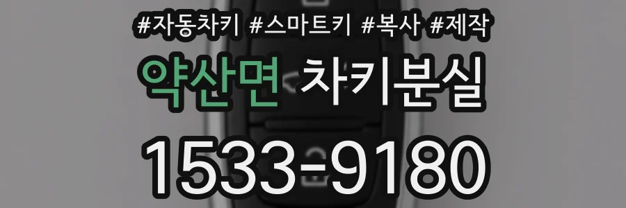 약산면 차키분실