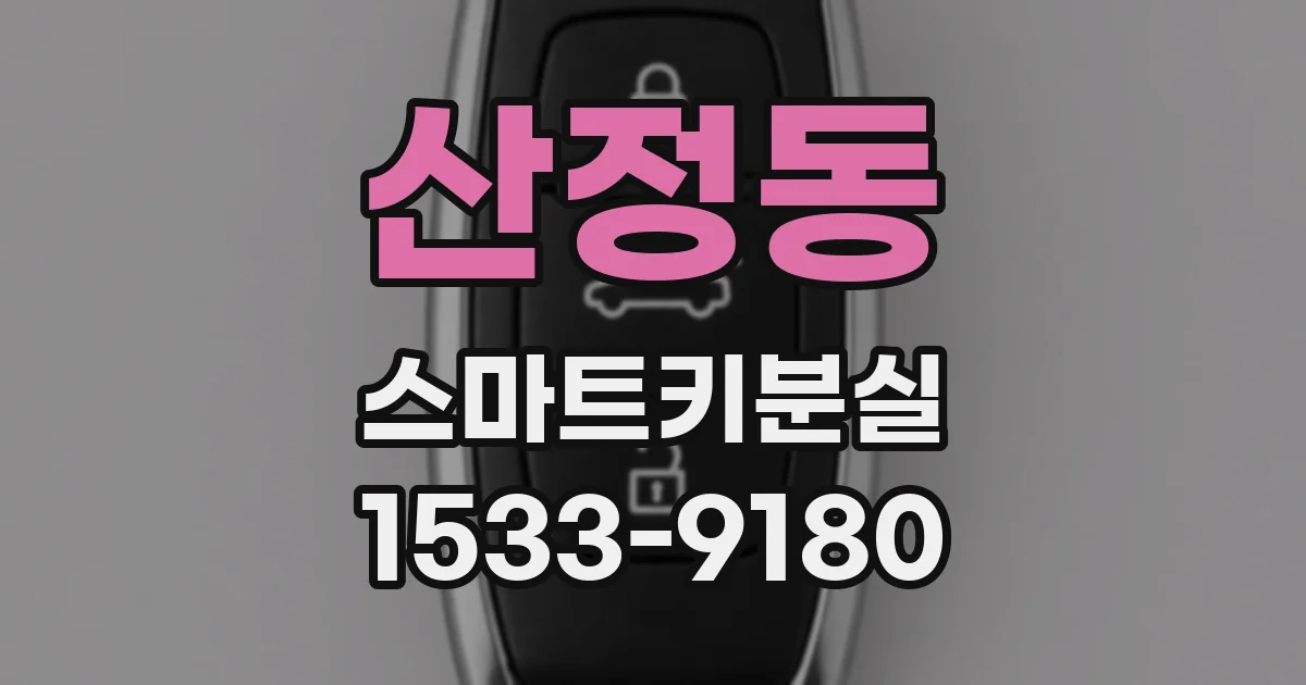 산정동 스마트키분실