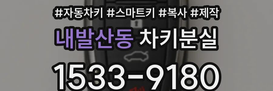 내발산동 차키분실