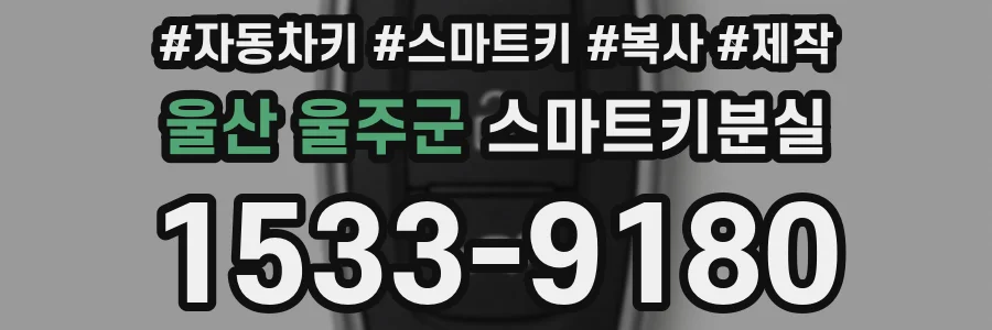 울산 울주군 스마트키분실