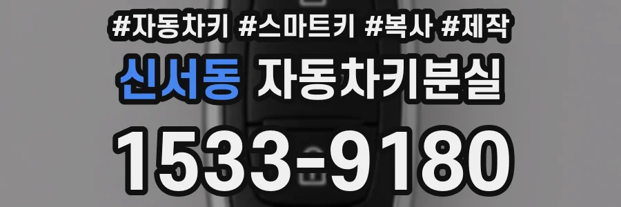 신서동 자동차키분실