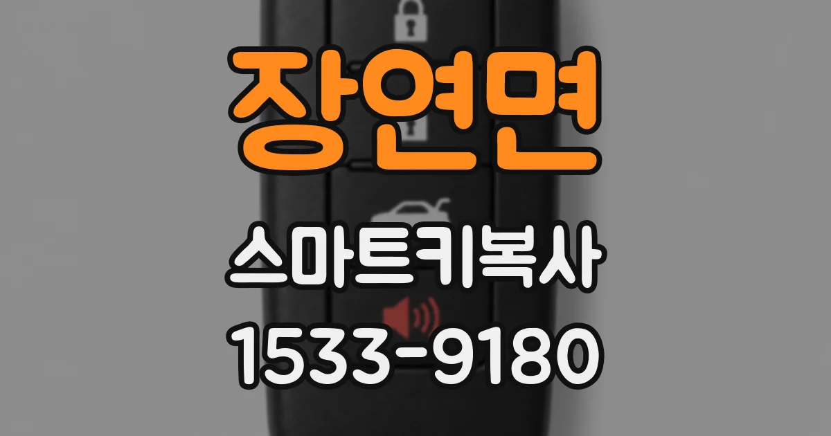 장연면 스마트키복사