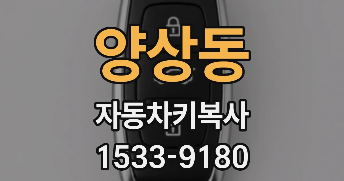양상동 자동차키복사