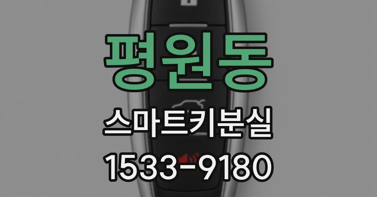 평원동 스마트키분실