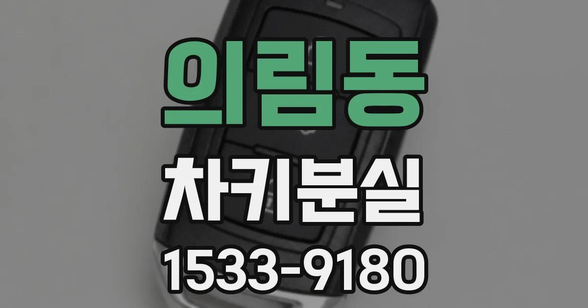 의림동 차키분실