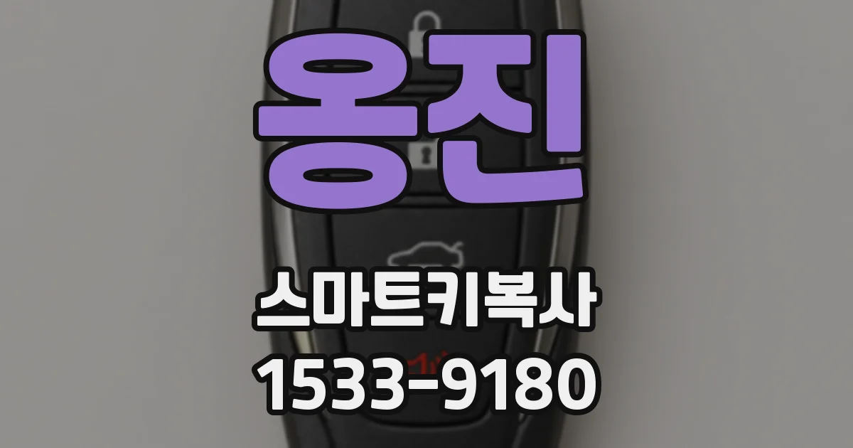 옹진 스마트키복사