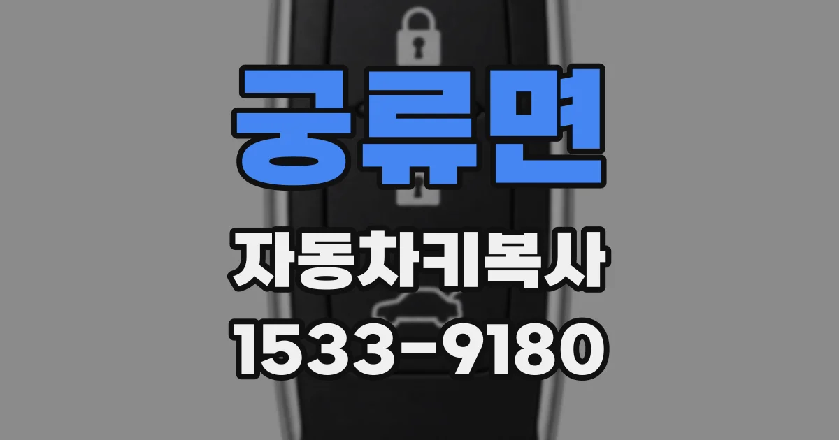궁류면 자동차키복사