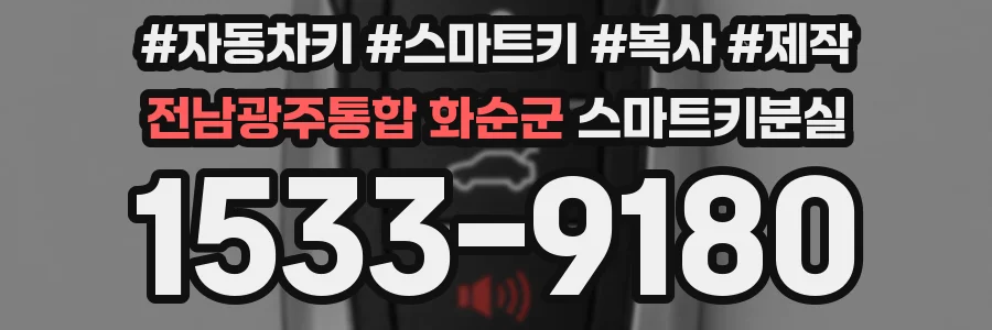 전남광주통합 화순군 스마트키분실