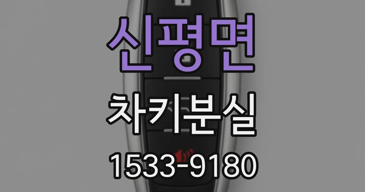 신평면 차키분실