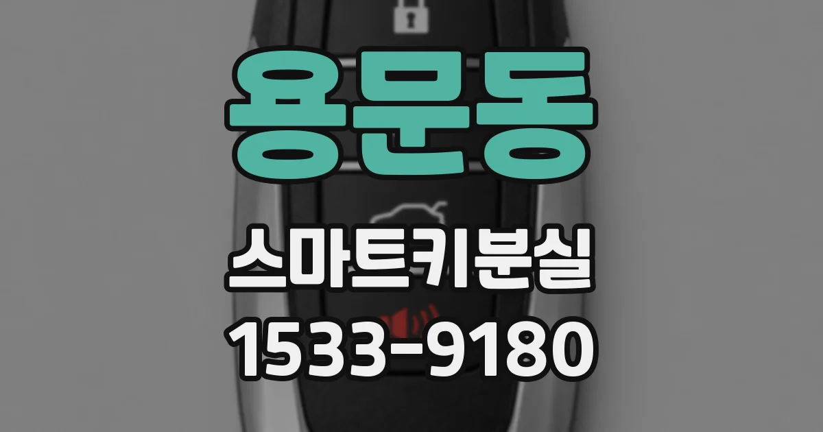 용문동 스마트키분실