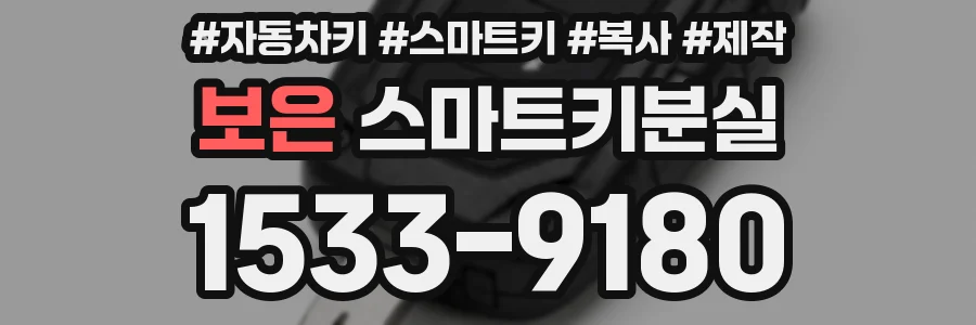 보은 스마트키분실