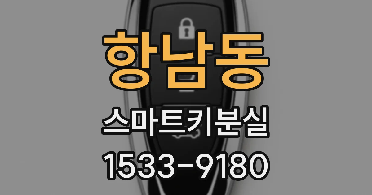 항남동 스마트키분실