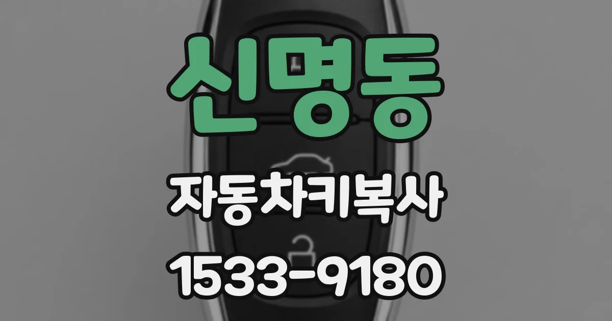 신명동 자동차키복사