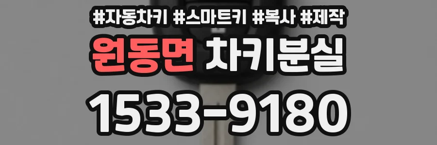 원동면 차키분실