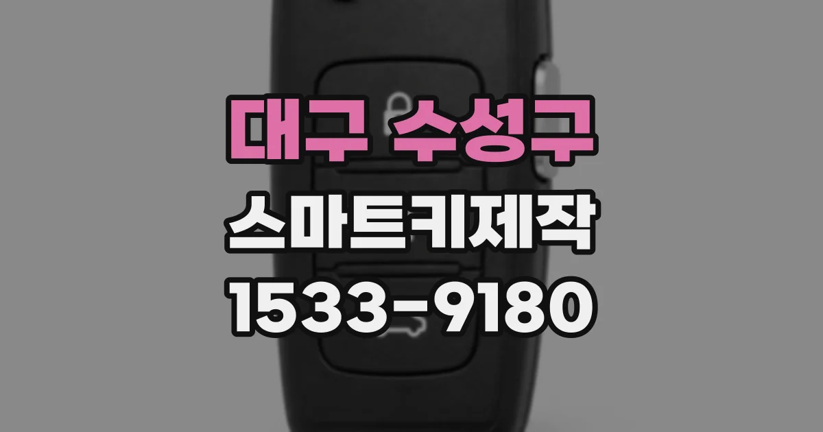 대구 수성구 스마트키제작