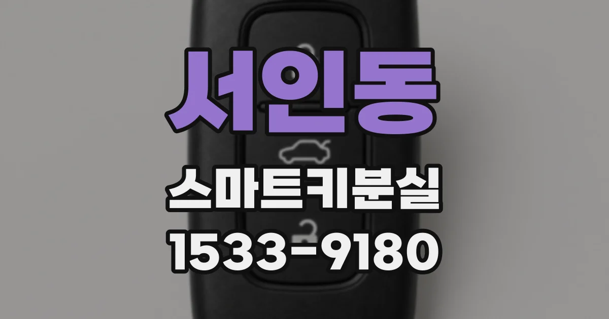 서인동 스마트키분실