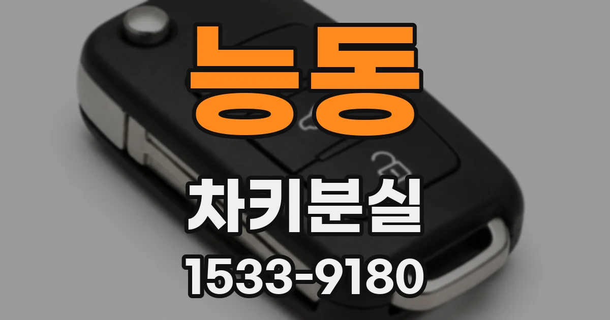 능동 차키분실