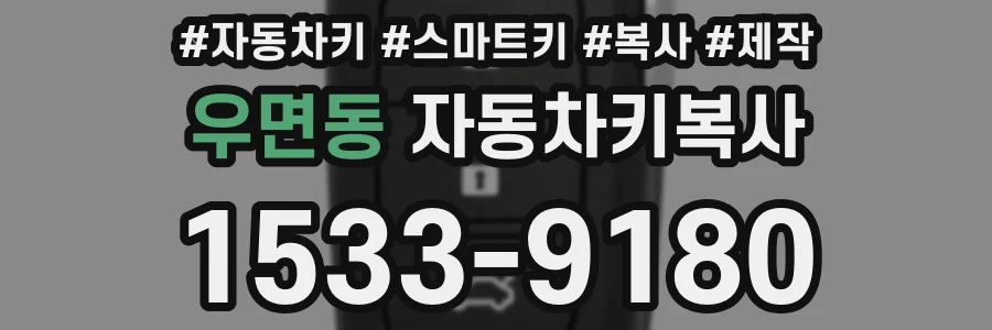 우면동 자동차키복사