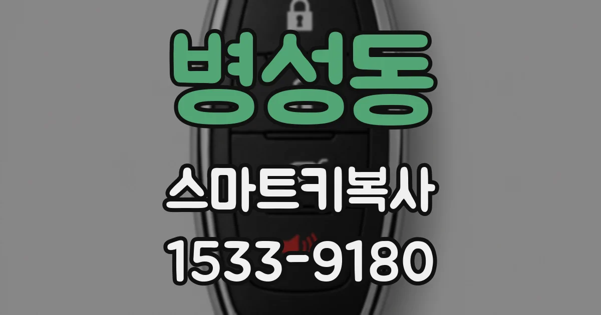 병성동 스마트키복사