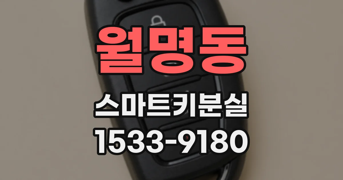 월명동 스마트키분실
