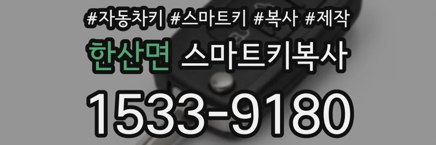 한산면 스마트키복사