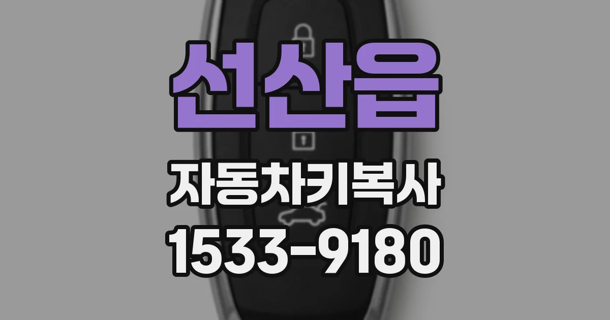 선산읍 자동차키복사