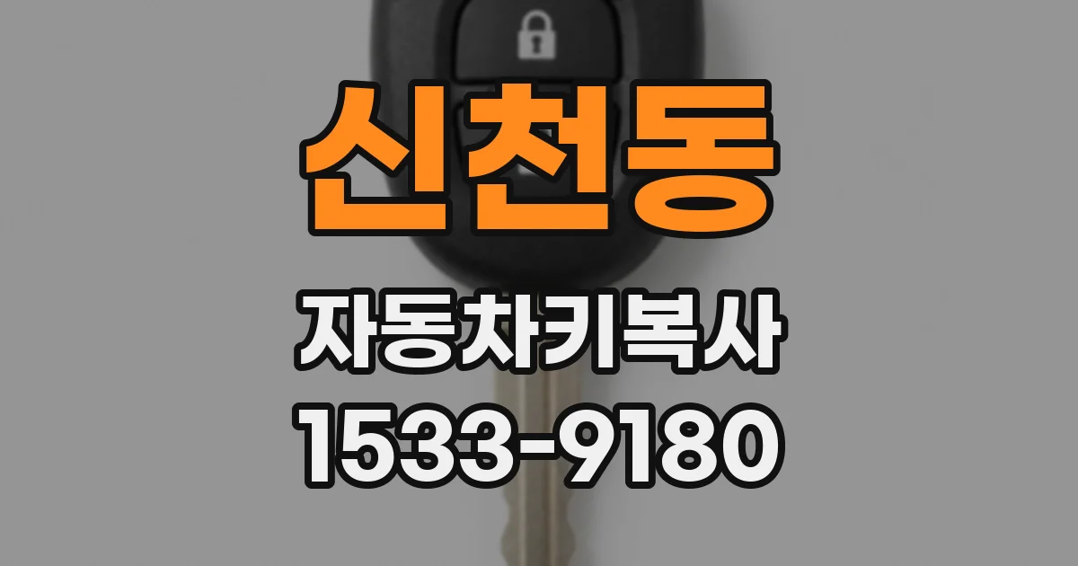 신천동 자동차키복사