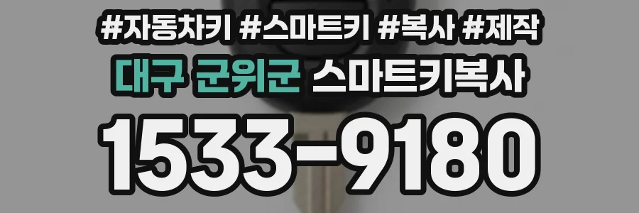 대구 군위군 스마트키복사