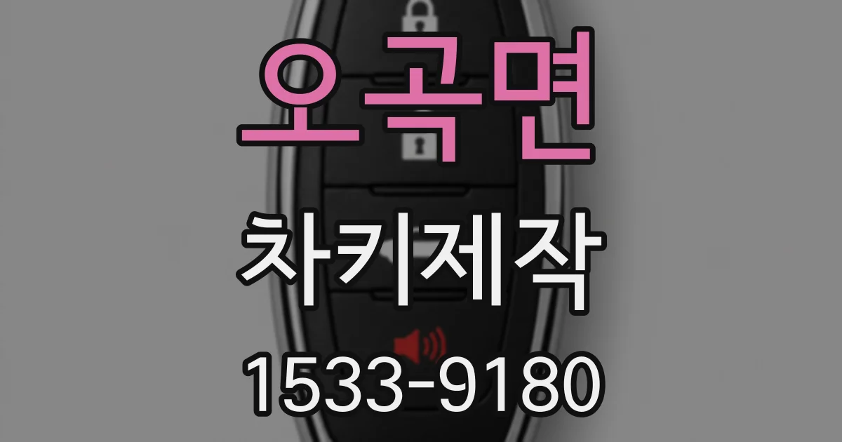 오곡면 차키제작