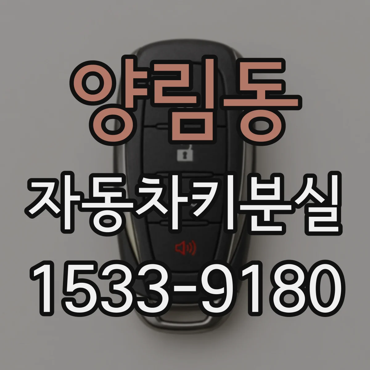 양림동 자동차키분실