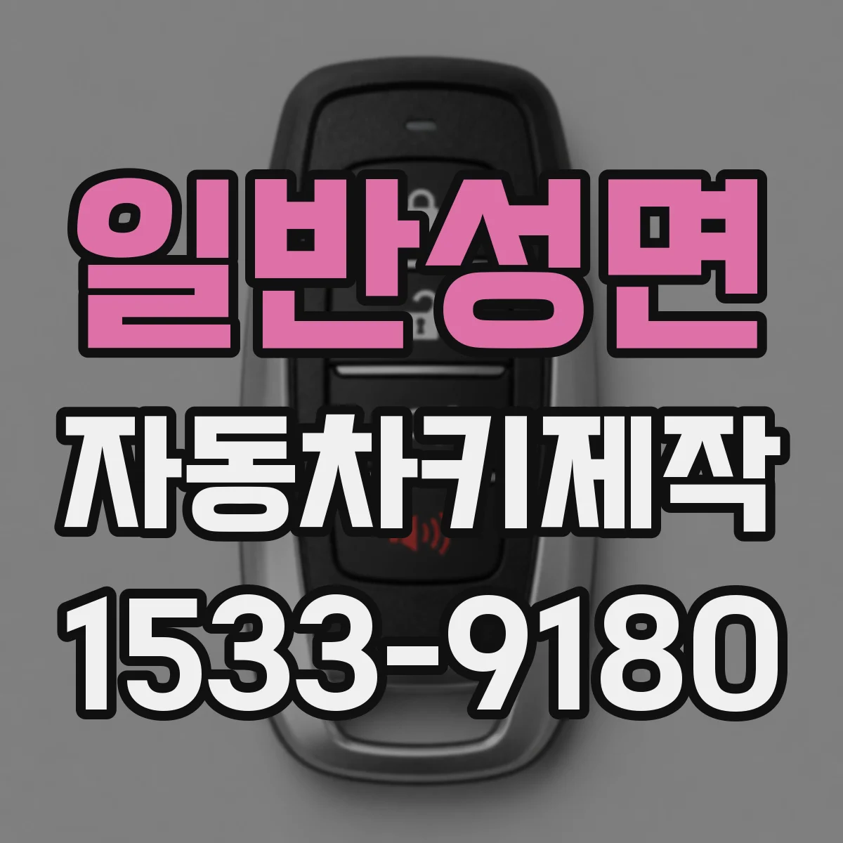 일반성면 자동차키제작