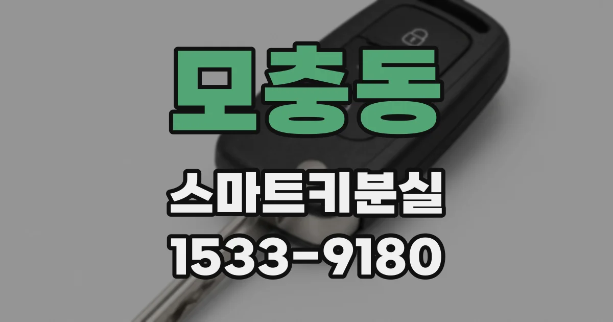 모충동 스마트키분실