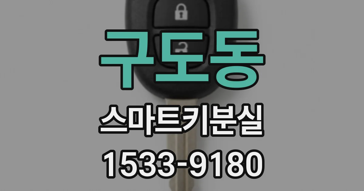 구도동 스마트키분실