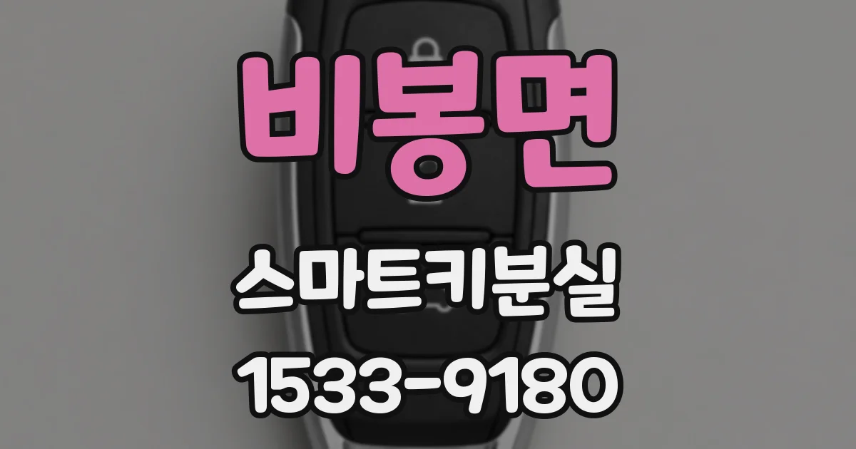 비봉면 스마트키분실